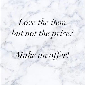 Feel free to make an offer!